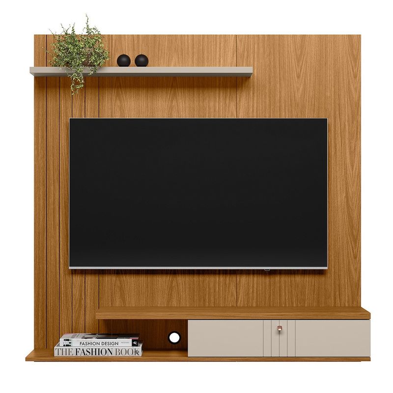 Painel Home de TV até 55 Polegadas Seul - nature / off white