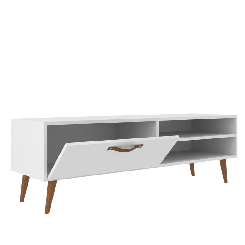 Rack de TV até 43 Pol. Ávila Com 1 Porta - Branco