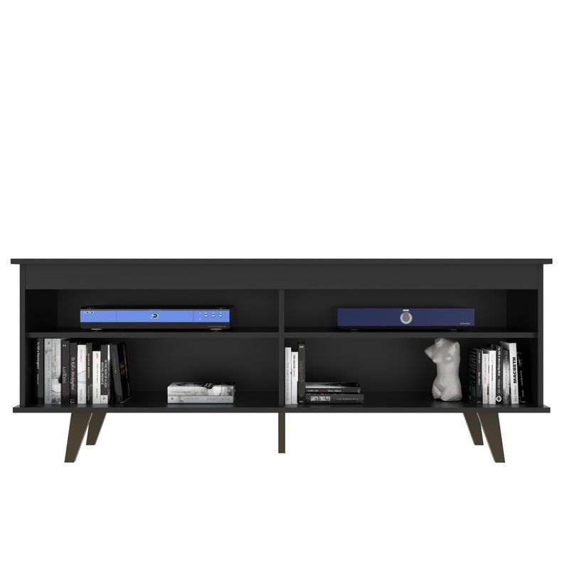 Rack de TV até 75 Pol. Caceres Com 1 Porta - Preto