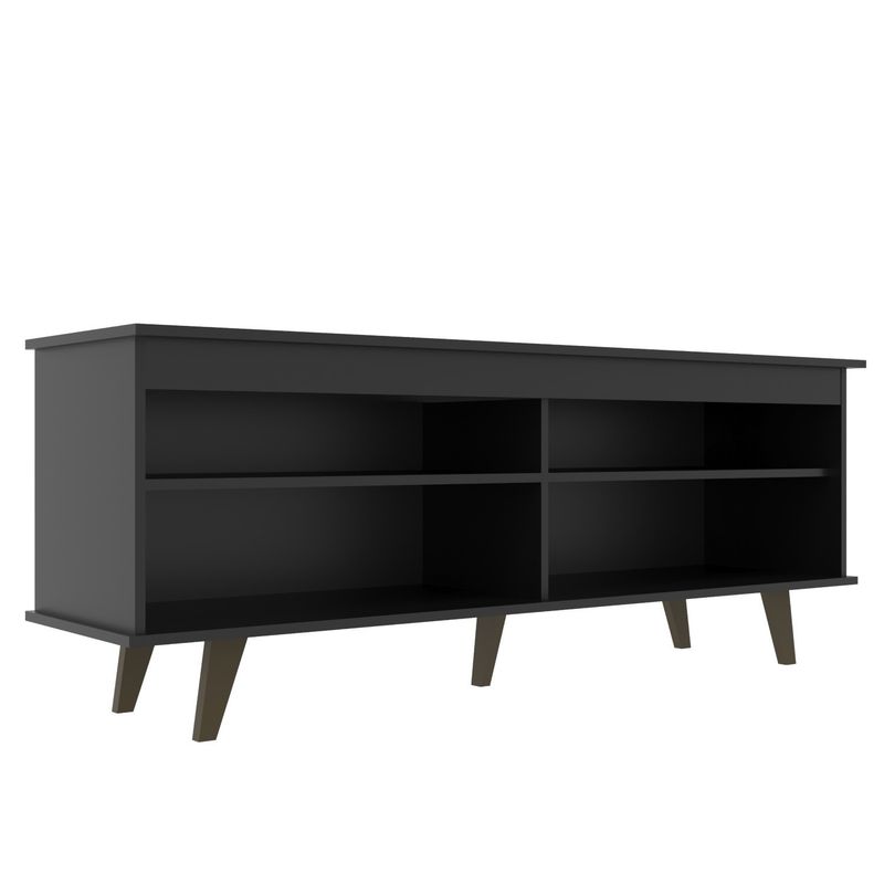 Rack de TV até 75 Pol. Caceres Com 1 Porta - Preto