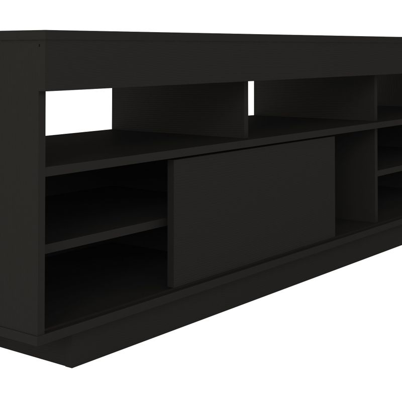 Rack para TV até 75 Polegadas Porta de Correr Treviso Preto