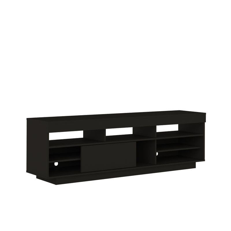 Rack para TV até 75 Polegadas Porta de Correr Treviso Preto
