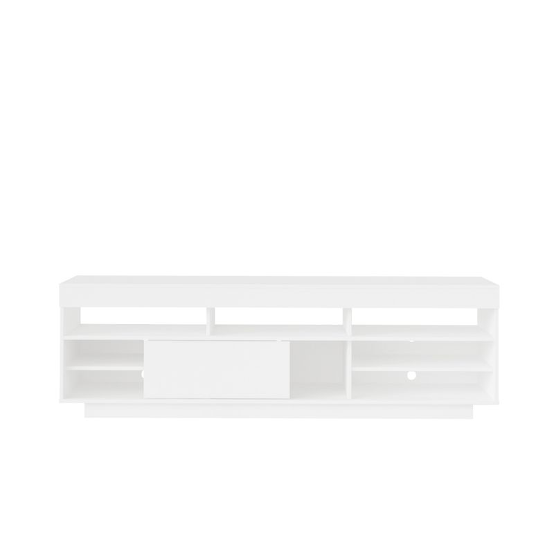 Rack para Tv até 47 Polegadas 1 Porta de Correr Treviso Artely Branco/Antique