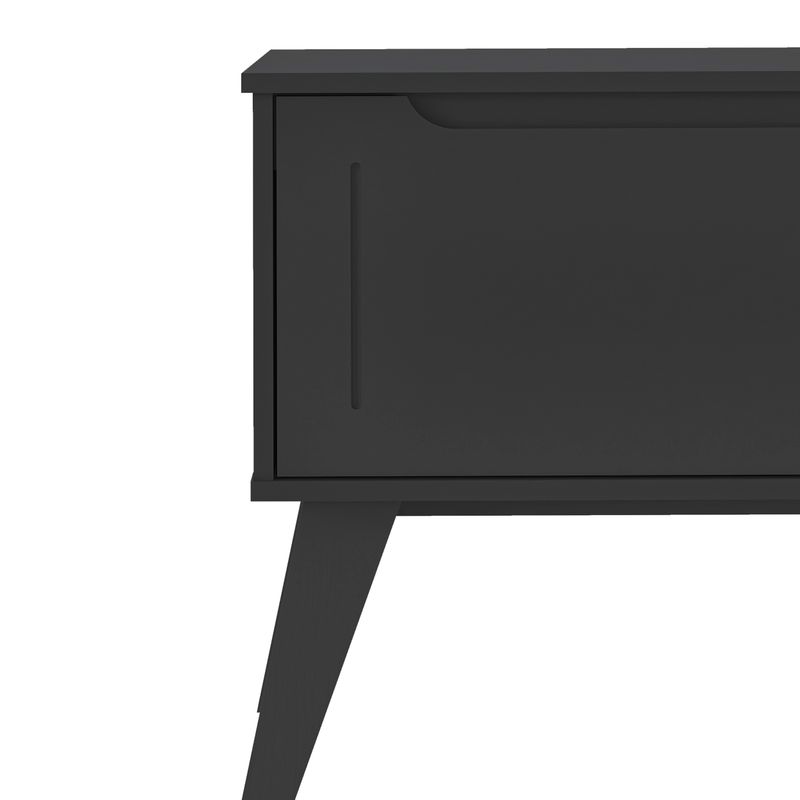 Rack para TV até 47 Polegadas 1 Porta 2 Nicho Lotus Verona Preto