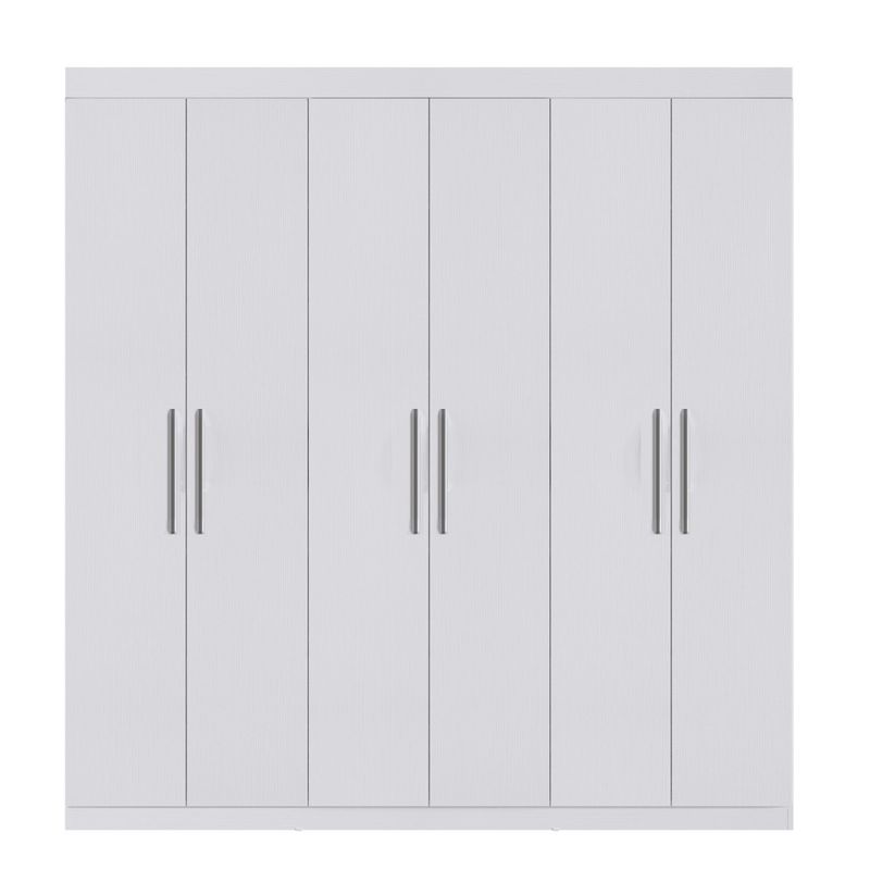 Guarda Roupas Casal Mendoza 6 Pt. 3 Gav. 230cm - Branco