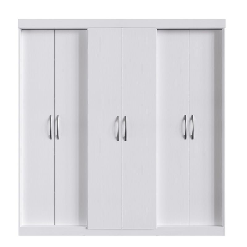 Guarda Roupas Casal Imola 6 Pt. 2 Gav. 1,80m Branco
