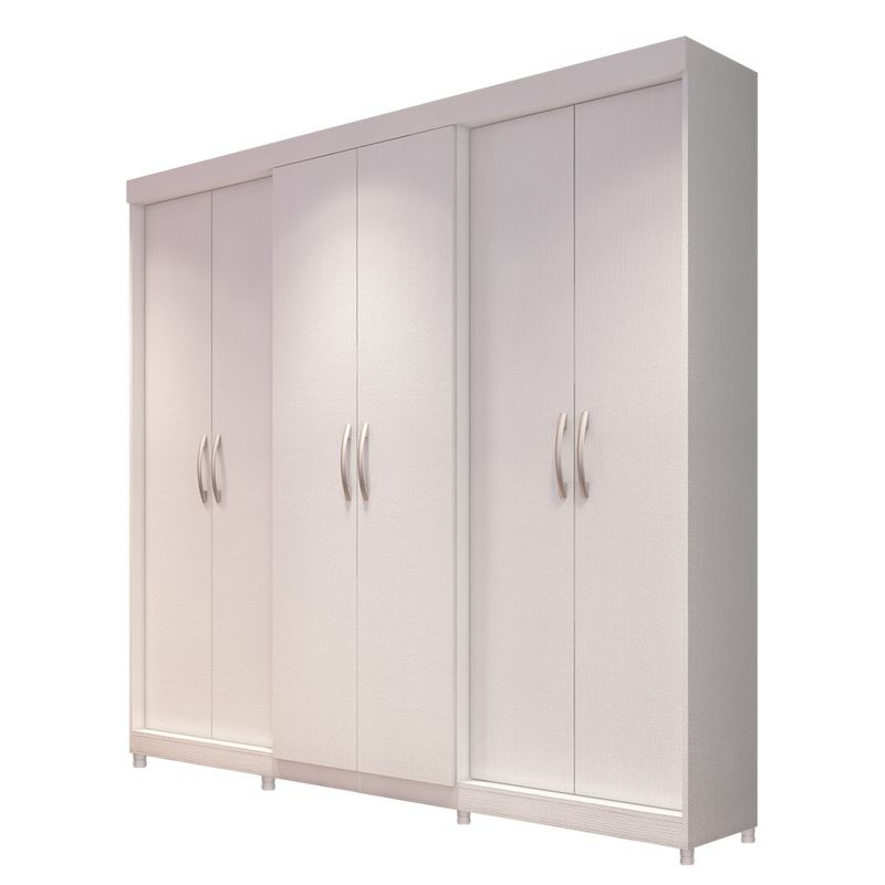 Guarda Roupas Casal Imola 6 Pt. 2 Gav. 1,80m Branco