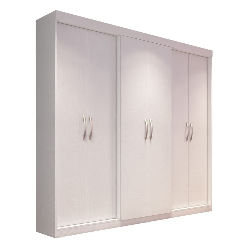 Guarda Roupas Casal Imola 6 Pt. 2 Gav. 1,80m Branco