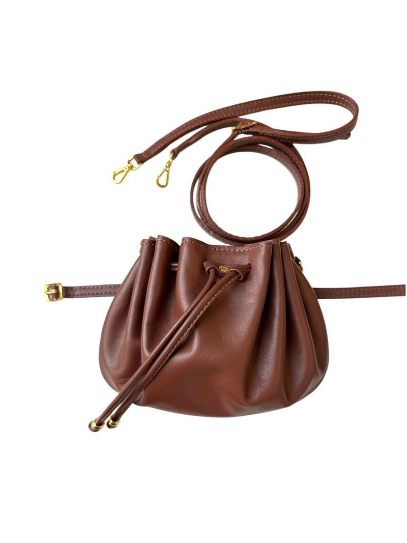 Bolsa-pochete Shell Chocolate