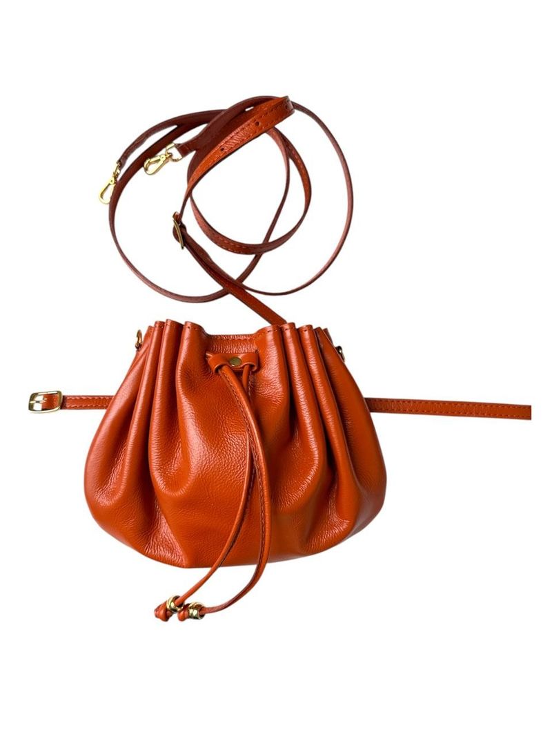 Bolsa-pochete Shell Laranja