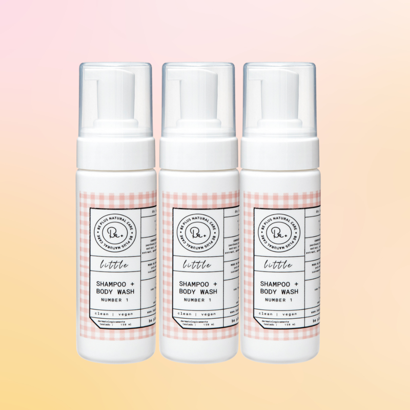 Combo - 3 Shampoos N1 - Espuma de Banho Linha Little