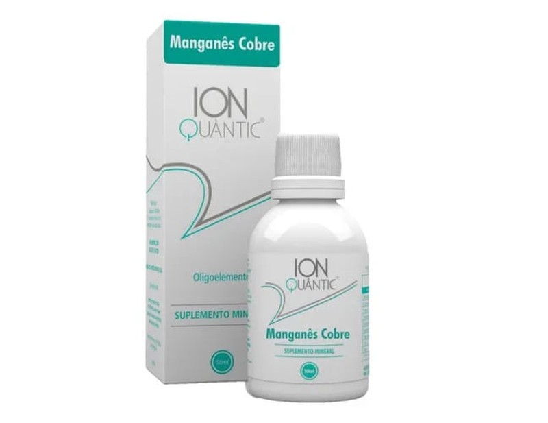 Manganês Cobre Gotas Sublingual 50mL Ionquantic Fisioquantic