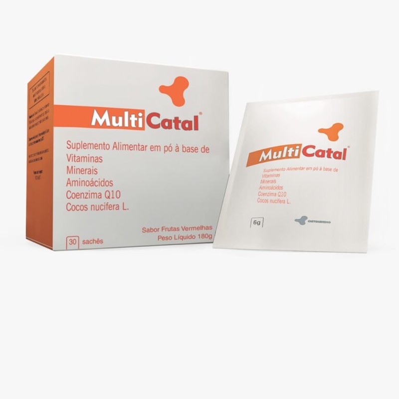 Multicatal Multivitamínico 30 sachês Catalmedic