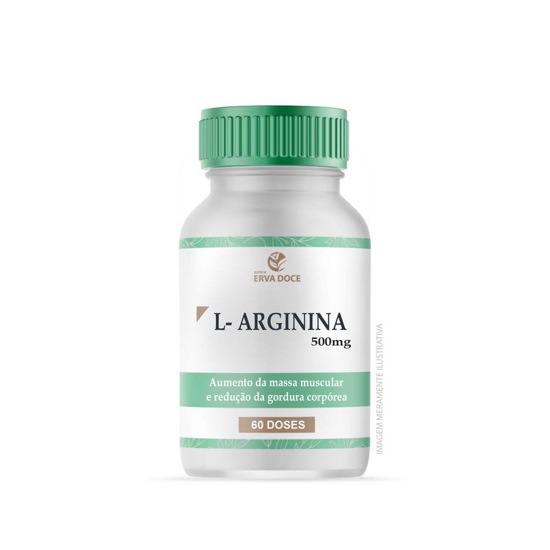 L- Arginina 500mg 60 capsulas
