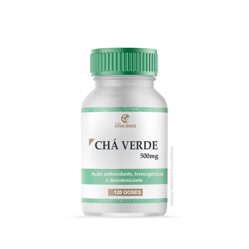 Cha Verde 500mg 120 Doses