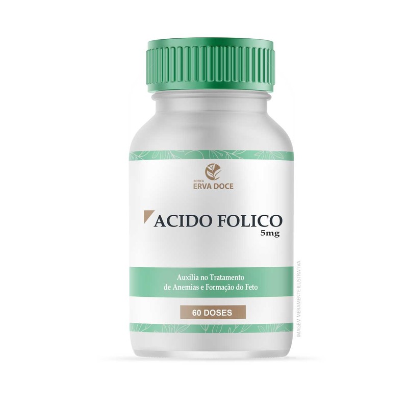 Acido Folico 5mg 60 doses