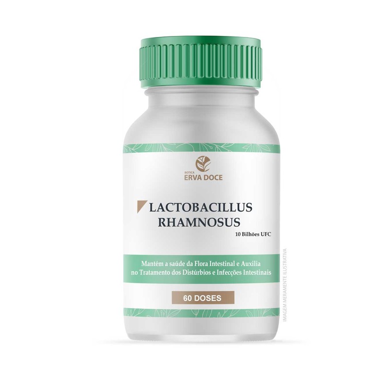 Lactobacillus Rhamnosus 10 Bilhões UFC  60 Doses