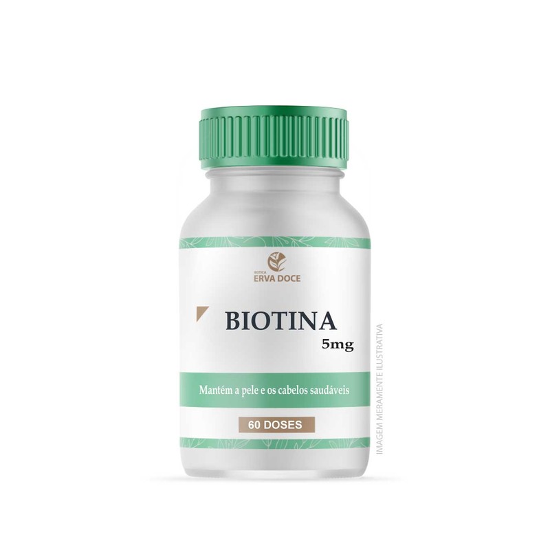 Biotina 5mg 60 Doses