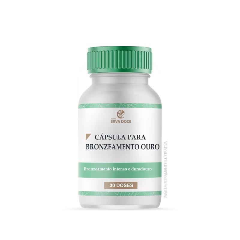 Capsula Bronzeadora Betacaroteno e Urucum 30 Doses