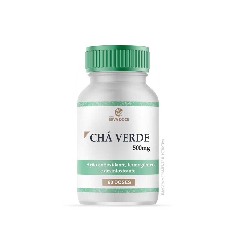 Cha Verde 500mg 60 Doses