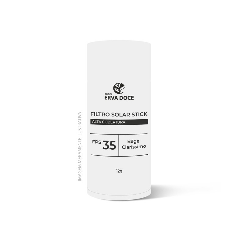 Protetor Solar Fisico Stick 12g Bege Claríssimo