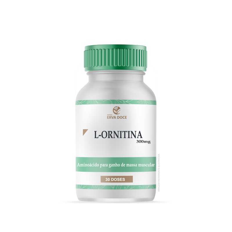 L-Ornitina 300mg 30 Doses