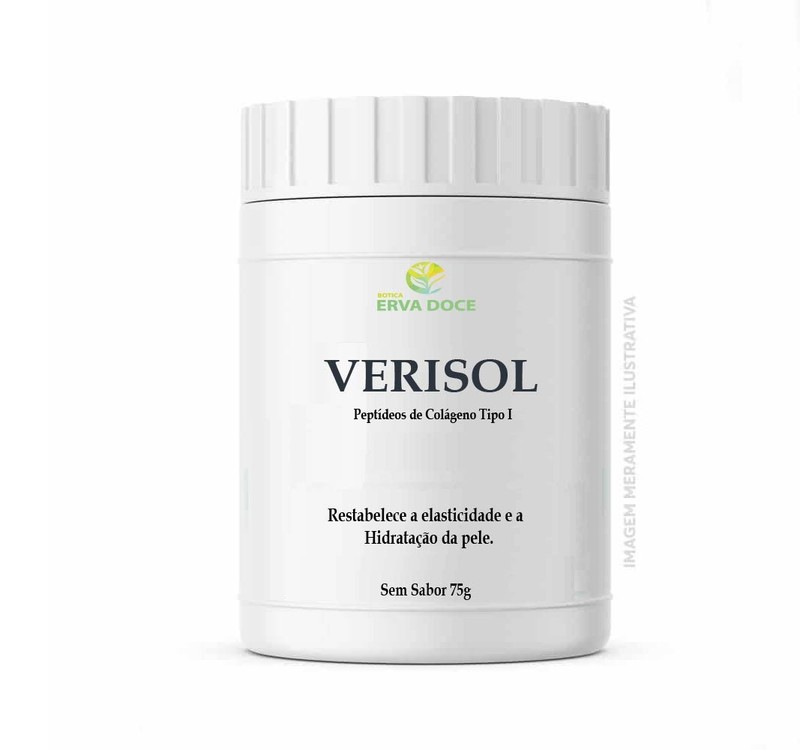 Verisol Colageno para Pele Granel 75gr Sabor Natural