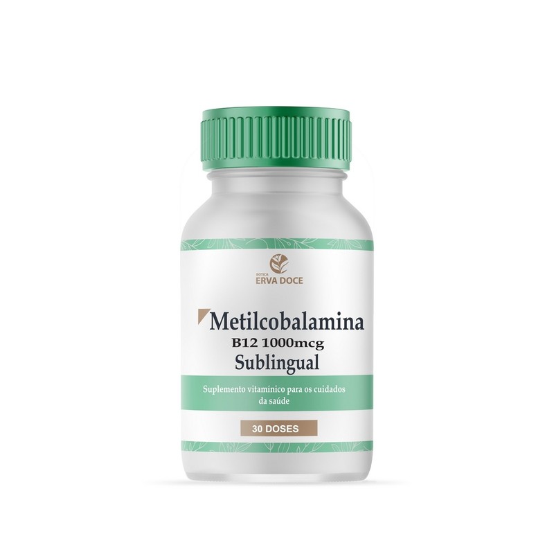 Vitamina B12 Metilcobalamina 1000mcg 30 doses Sublinguais
