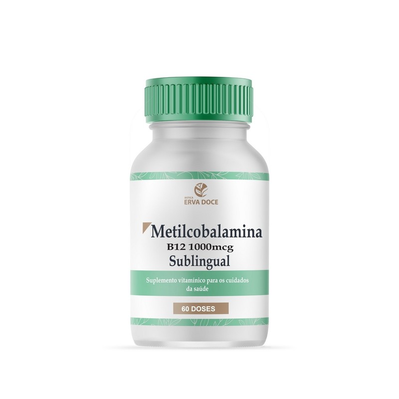 Vitamina B12 Metilcobalamina 1000mcg 60 doses Sublinguais