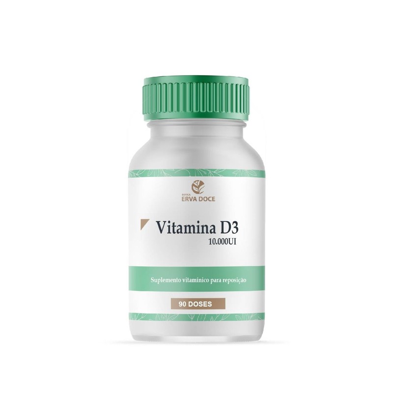 Vitamina D3 10.000UI 90 Capsulas