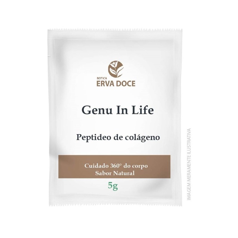 Genu In Life 5g 30 sachês Sabor Natural