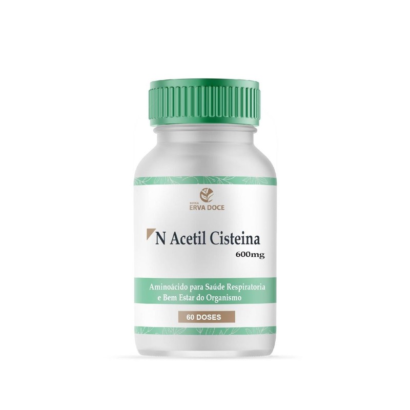 NAC N Acetil Cisteina 600mg 60 doses