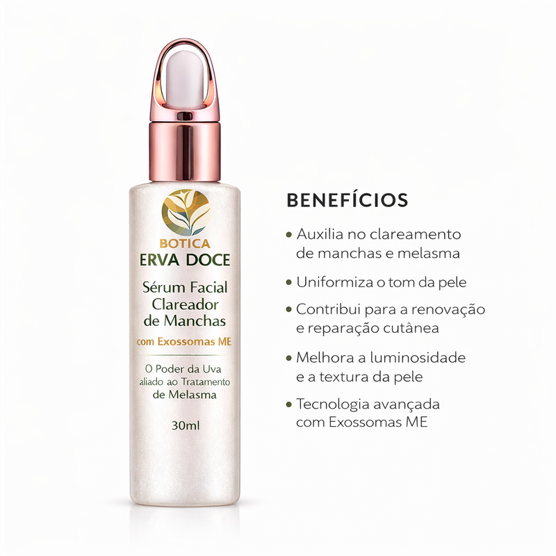 Serum Facial Clareador Exossomas ME 30ml
