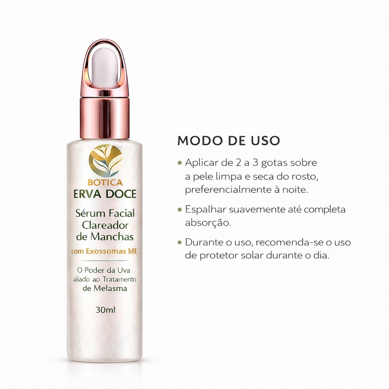 Serum Facial Clareador Exossomas ME 30ml
