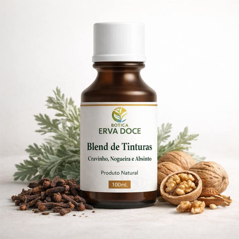 Blend Tinturas Cravinho, Absinto e Nogueira 100mL