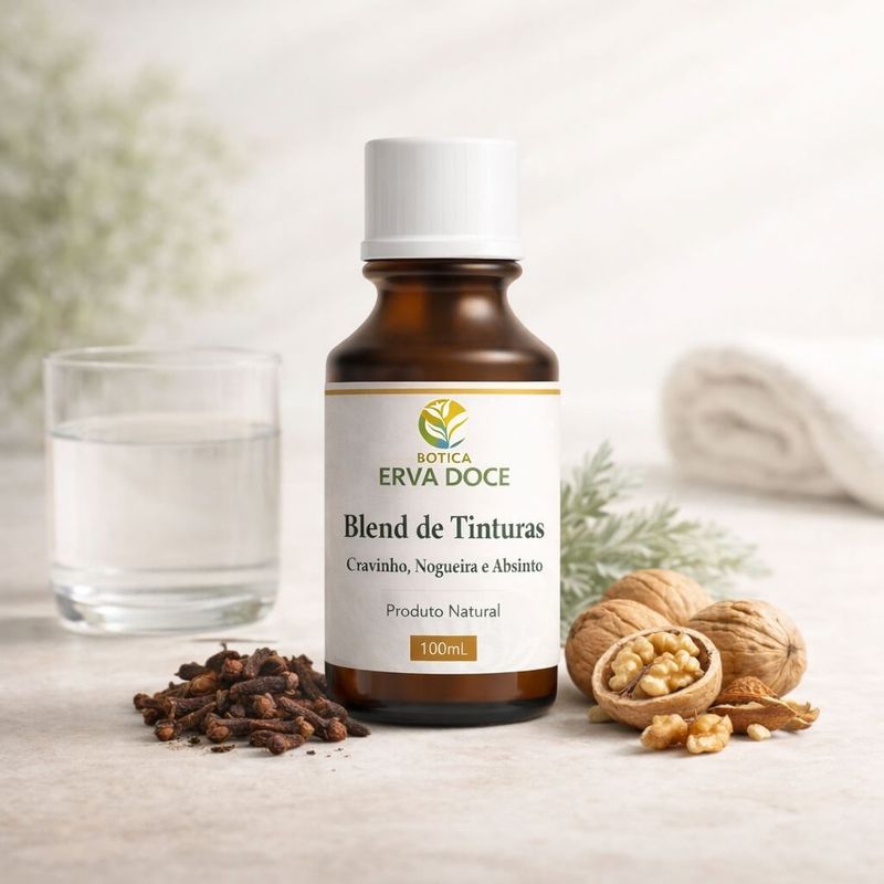 Blend Tinturas Cravinho, Absinto e Nogueira 100mL