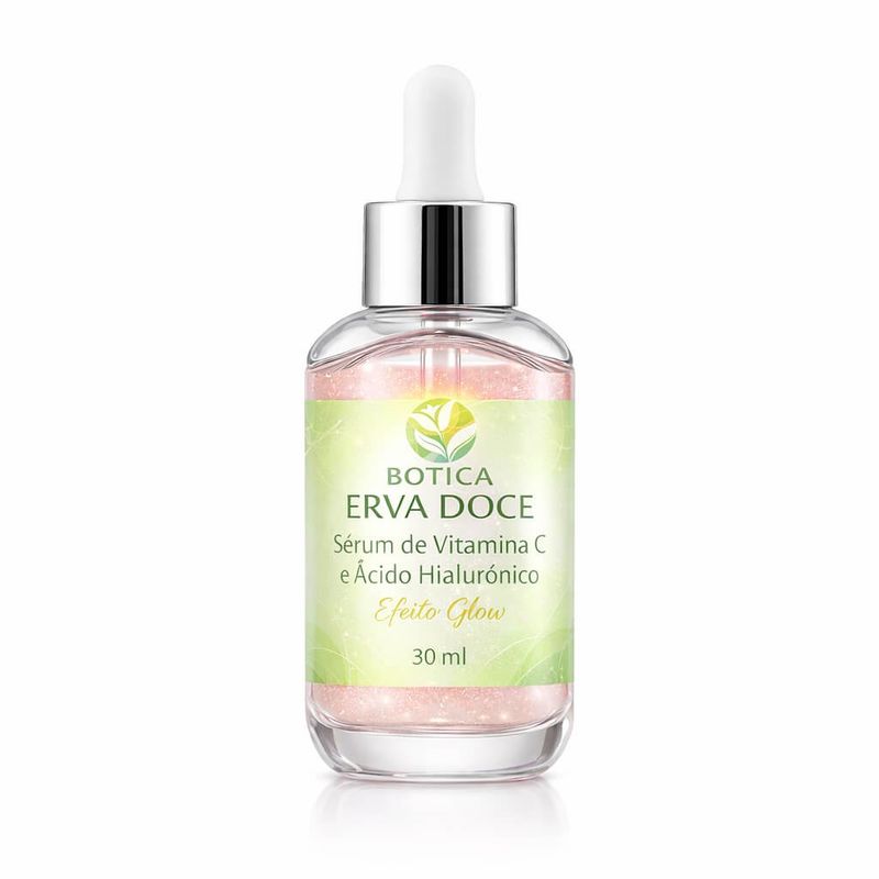 Sérum Vitamina C e Ácido Hialurônico 30ml Efeito Glow