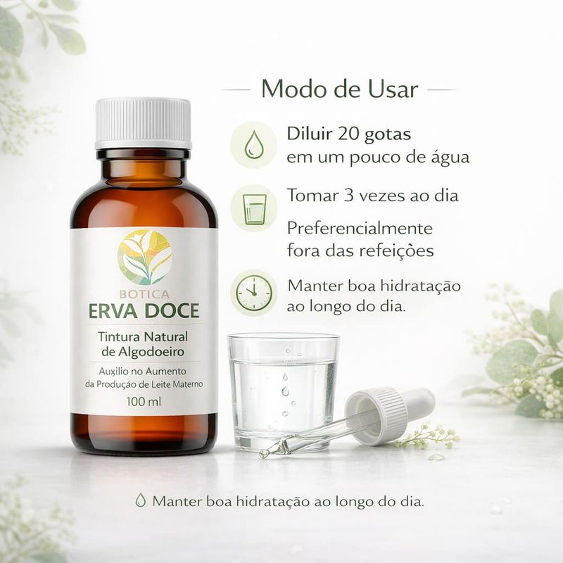 Tintura de Algodoeiro 100mL