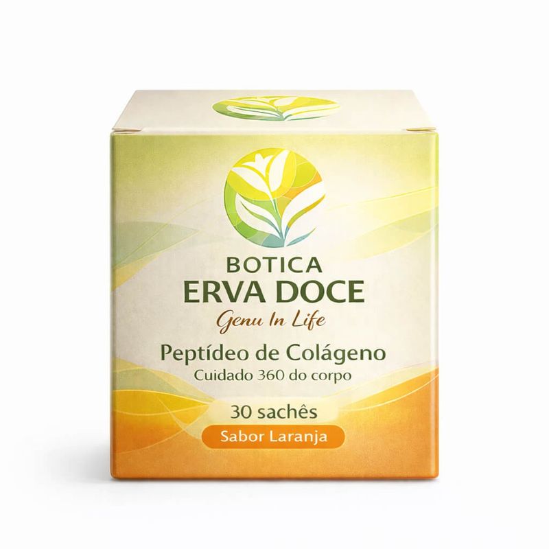 Genu In Life 5g 30 sachês Sabor Laranja