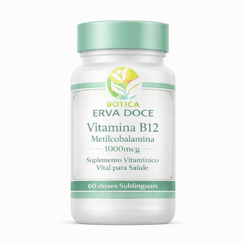 Vitamina B12 Metilcobalamina 1000mcg 60 doses Sublinguais