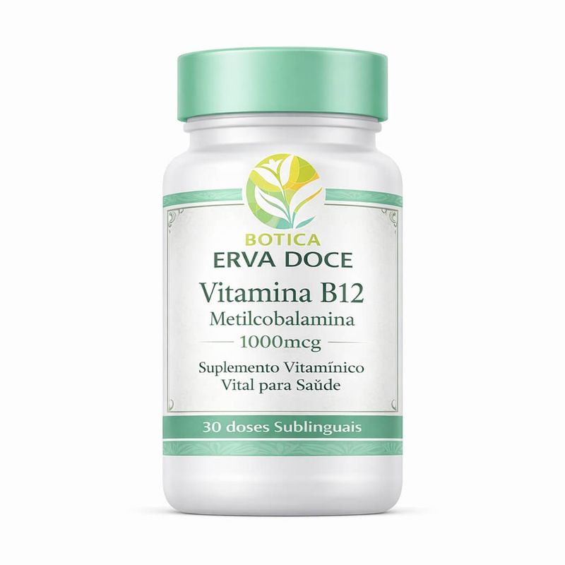 Vitamina B12 Metilcobalamina 1000mcg 30 doses Sublinguais