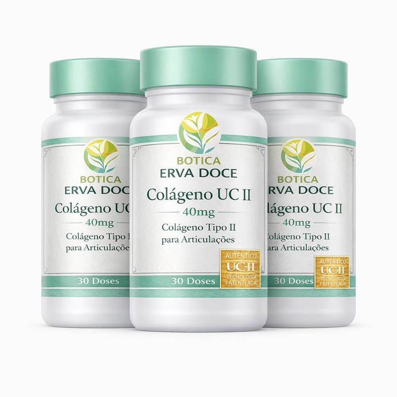UCII 40mg Kit 3 Frascos 30 capsulas
