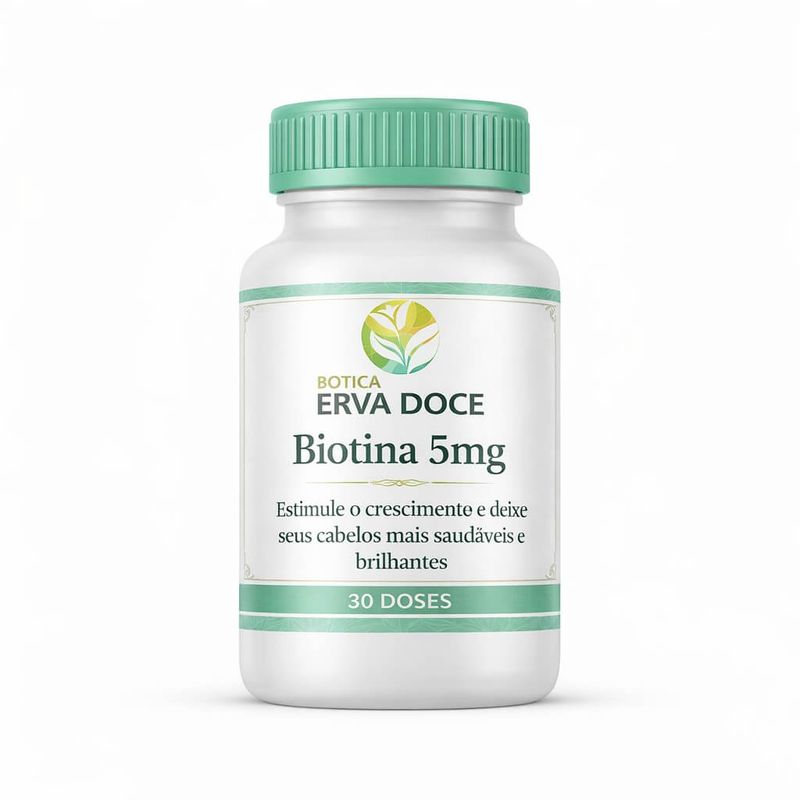 Biotina 5mg 30 cápsulas