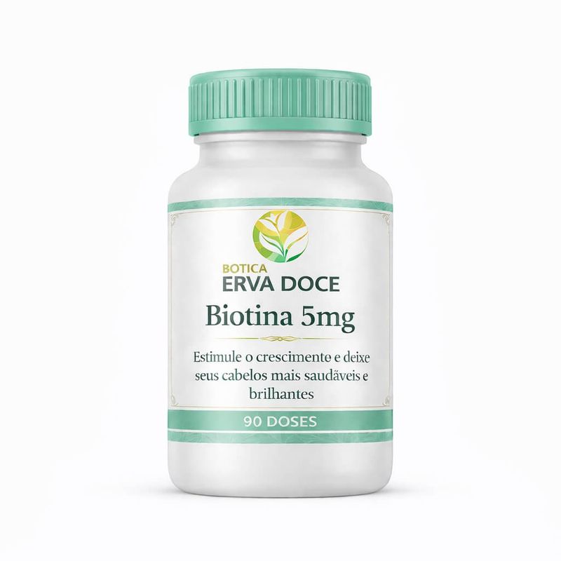 Biotina 5mg 90 cápsulas