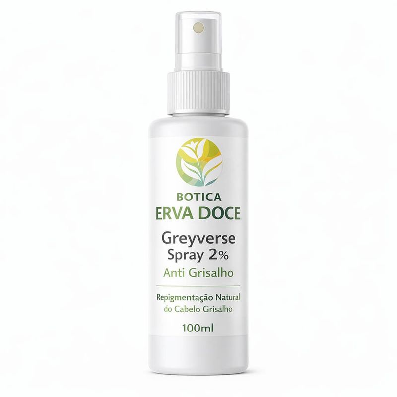 Greyverse Spray 2% Anti Grisalho 100mL Repigmentação Natural