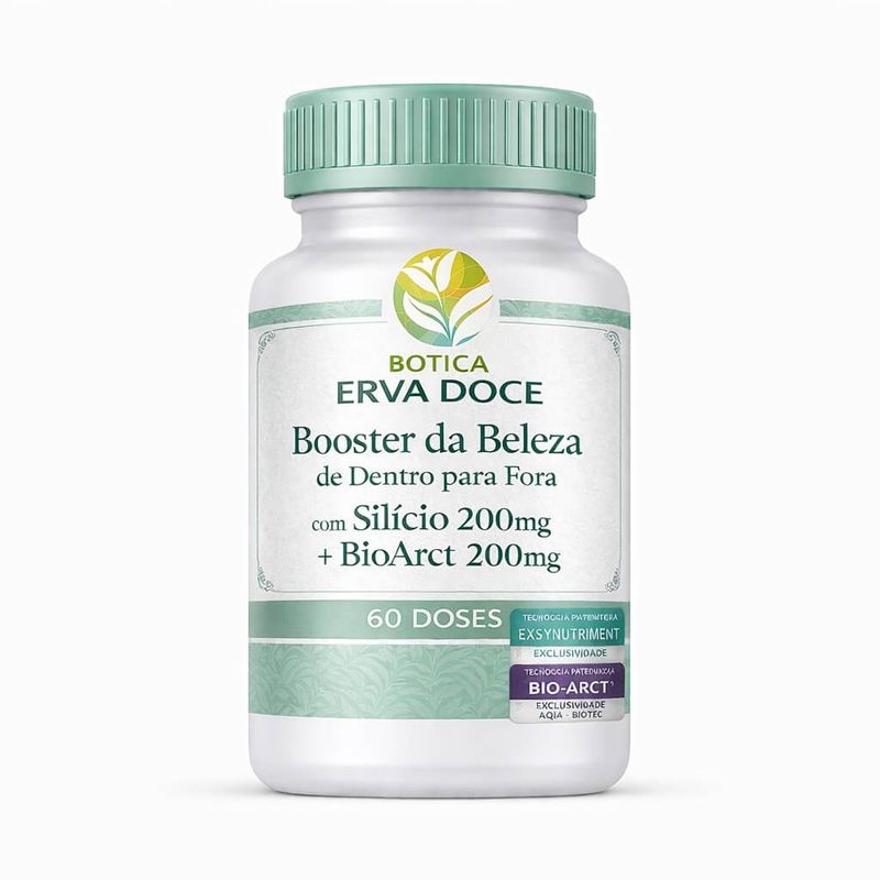 Silicio Organico 200mg + Bioarct 200mg 60 Doses