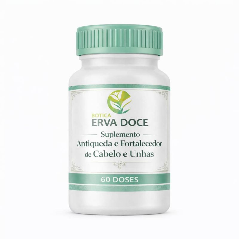 Capsula Antiqueda e Fortalecedor dos Cabelos e Unhas 60 Doses