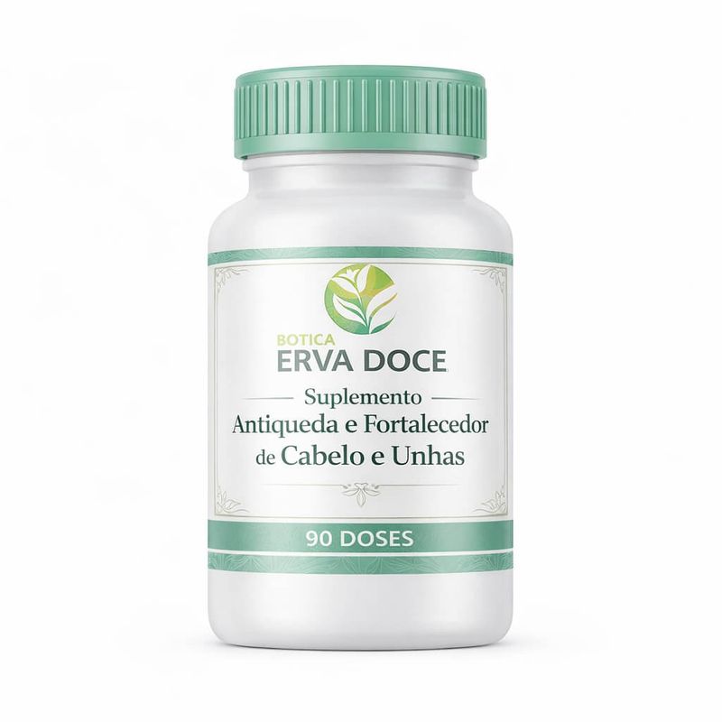 Capsula Antiqueda e Fortalecedor dos Cabelos e Unhas 90 Doses
