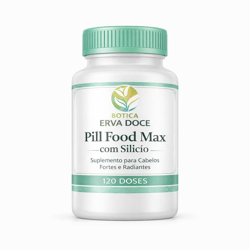 Pill Food Max com Silício Organico 120 Doses