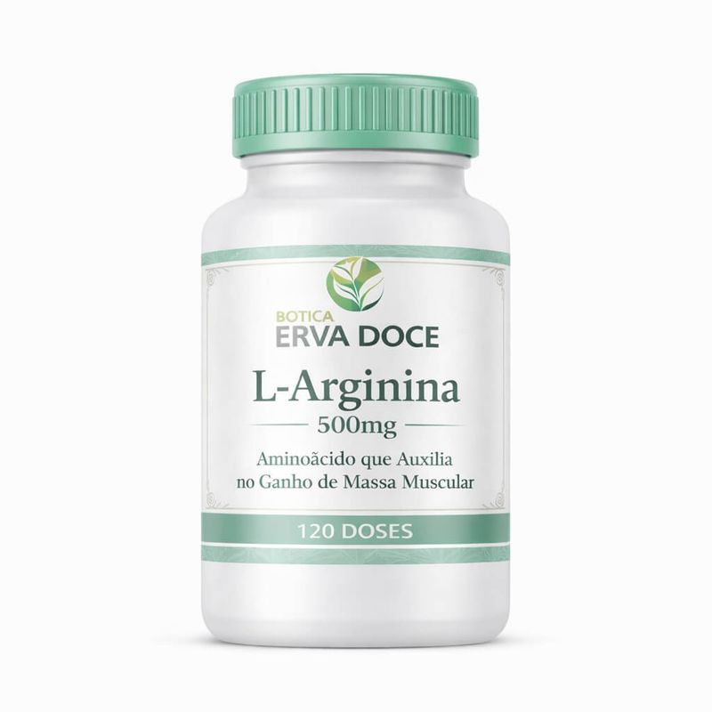 L- Arginina 500mg 120 Doses